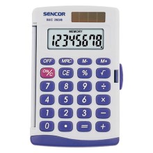 Calculator de buzunar 1xLR41 alb/albastru Sencor