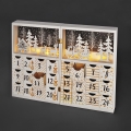 Calendar de Advent cu LED, 2xAAA