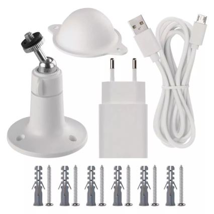 Cameră de supraveghere inteligentă de exterior cu senzor de mișcare GoSmart 5V IP65 Wi-Fi Tuya