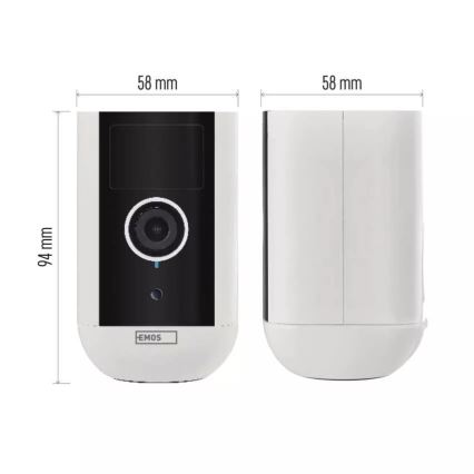 Cameră de supraveghere inteligentă de exterior cu senzor de mișcare GoSmart 5V IP65 Wi-Fi Tuya