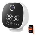 Cameră inteligentă cu termometru, ceas deșteptător și lumină LED 1296p 3Mpx 5V Wi-Fi Tuya IP65