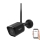 Cameră inteligentă de exterior cu senzor Full HD 1080p, 12V, IP65, Wi‑Fi, Tuya, neagră
