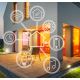 Cameră inteligentă de exterior LED/230V/Wi-Fi