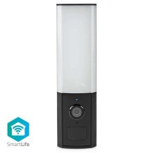 Cameră inteligentă de exterior Smartlife FHD 1080p cu iluminat LED Wi-Fi Tuya IP65