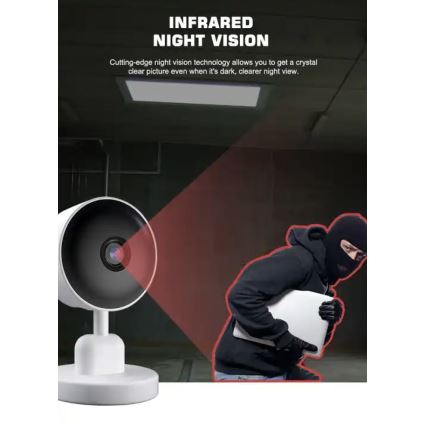 Cameră inteligentă de supraveghere de interior Immax NEO 07784L NEO LITE 3MP Wi-Fi Tuya