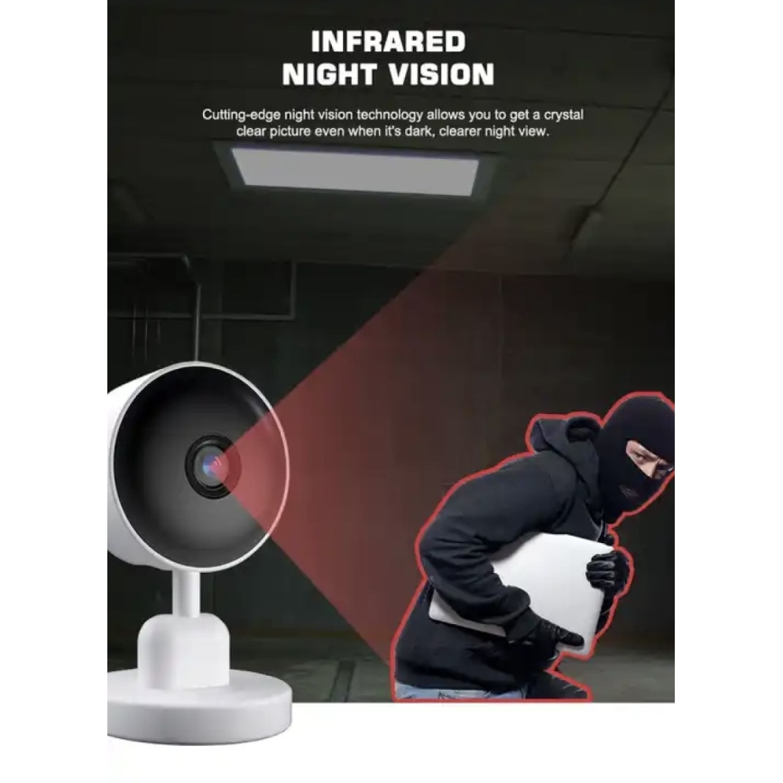 Cameră inteligentă de supraveghere de interior Immax NEO 07784L NEO LITE 3MP Wi-Fi Tuya
