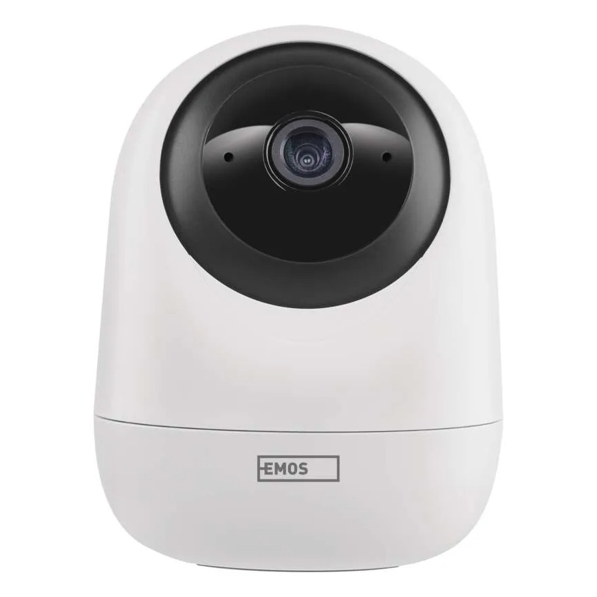 Cameră interioară inteligentă rotativă cu senzor de mișcare GoSmart 5V Wi-Fi Tuya, albă