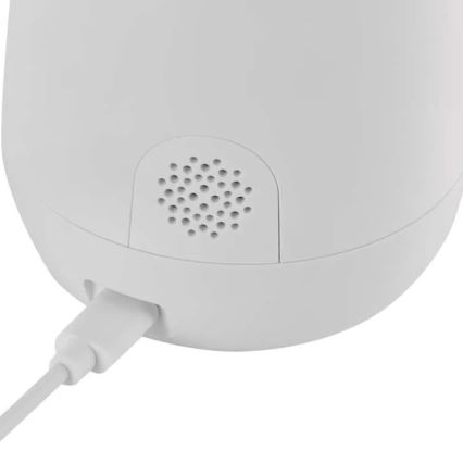 Cameră interioară inteligentă rotativă cu senzor de mișcare GoSmart 5V Wi-Fi Tuya, albă
