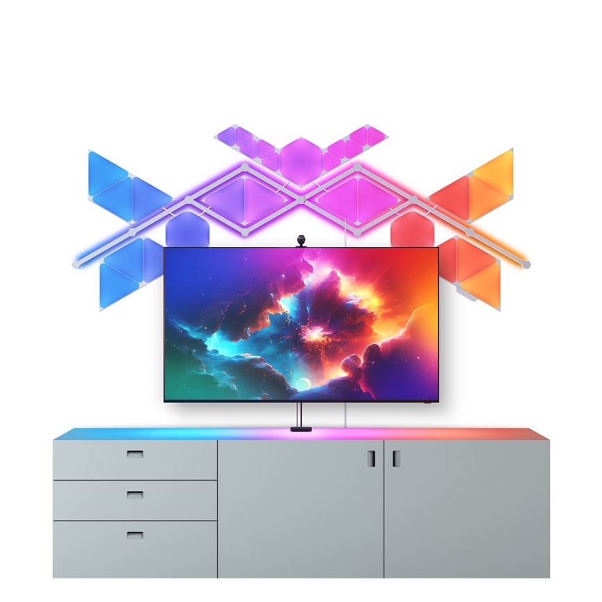 Cameră și unitate de control pentru reproducerea în oglindă a ecranului 4D Nanoleaf