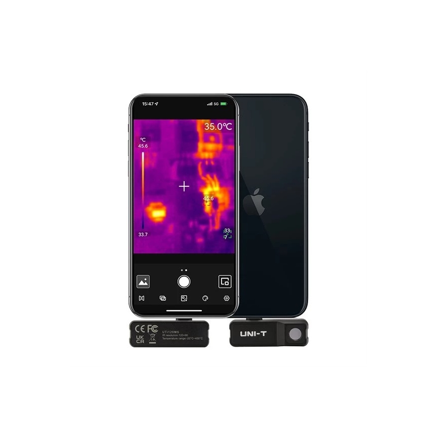 Cameră termică Lightning pentru iPhone Uni-T UTi120MS