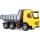 Camion basculant Mercedes, 66 cm, galben/gri