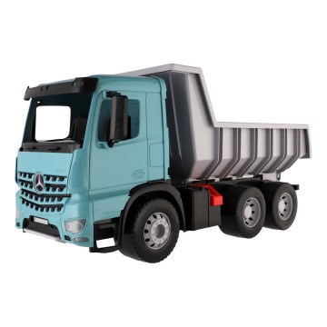 Camion basculant Mercedes GIGA TRUCKS, 65 cm, albastru/gri