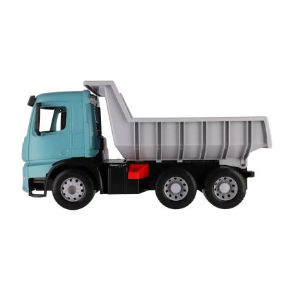 Camion basculant Mercedes GIGA TRUCKS, 65 cm, albastru/gri
