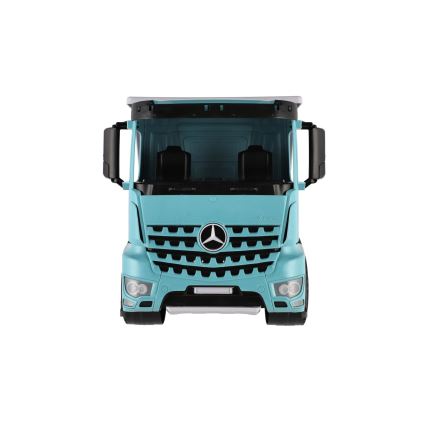 Camion basculant Mercedes GIGA TRUCKS, 65 cm, albastru/gri