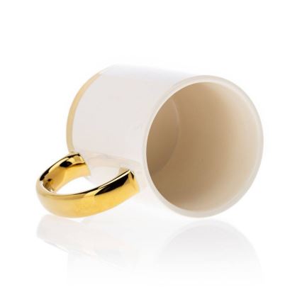 Cana cu linguriță LANA crem/auriu