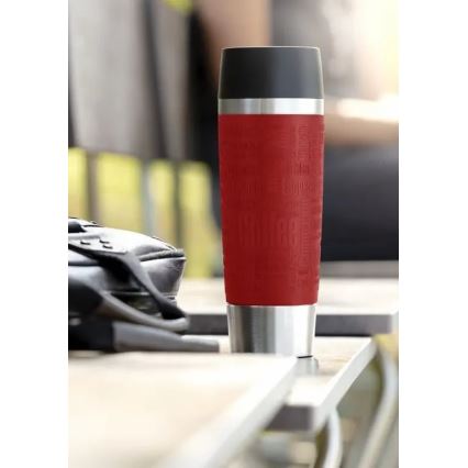Cană de călătorie 500 ml TRAVEL MUG oțel inoxidabil/roșu Tefal