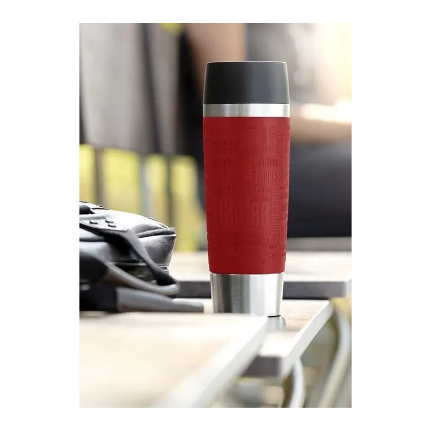 Cană de călătorie 500 ml TRAVEL MUG oțel inoxidabil/roșu Tefal
