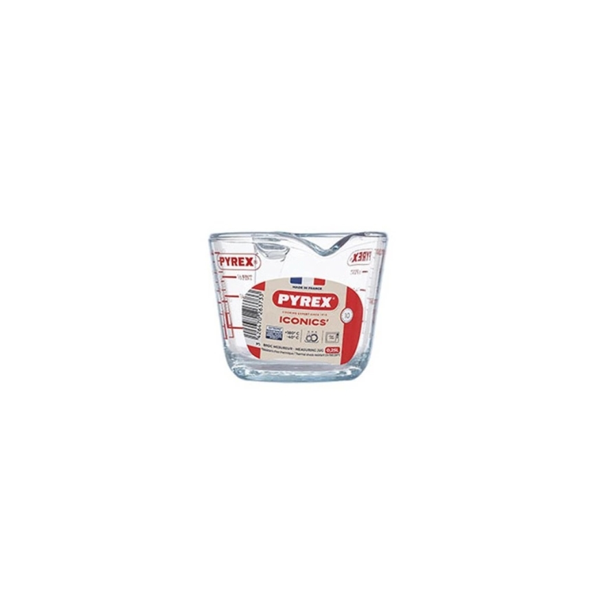 Cană de măsurare din sticlă PYREX, 0,25 l