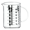 Cană gradată din sticlă WMF GOURMET 1l