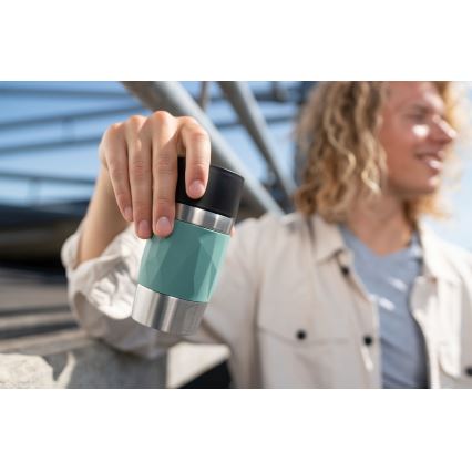 Cană termos Tefal 300 ml COMPACT MUG oțel inoxidabil/verde