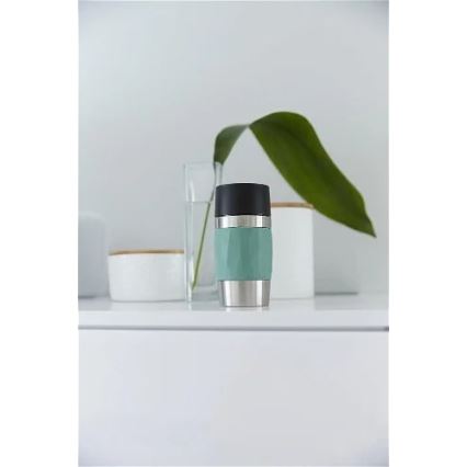Cană termos Tefal 300 ml COMPACT MUG oțel inoxidabil/verde