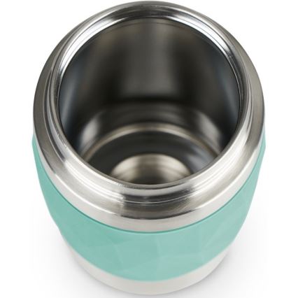 Cană termos Tefal 300 ml COMPACT MUG oțel inoxidabil/verde