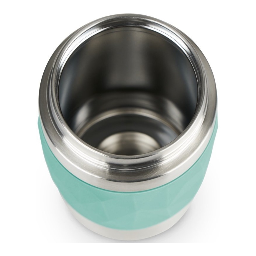 Cană termos Tefal 300 ml COMPACT MUG oțel inoxidabil/verde