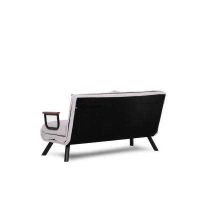 Canapea extensibilă 2 locuri QIRA, albă