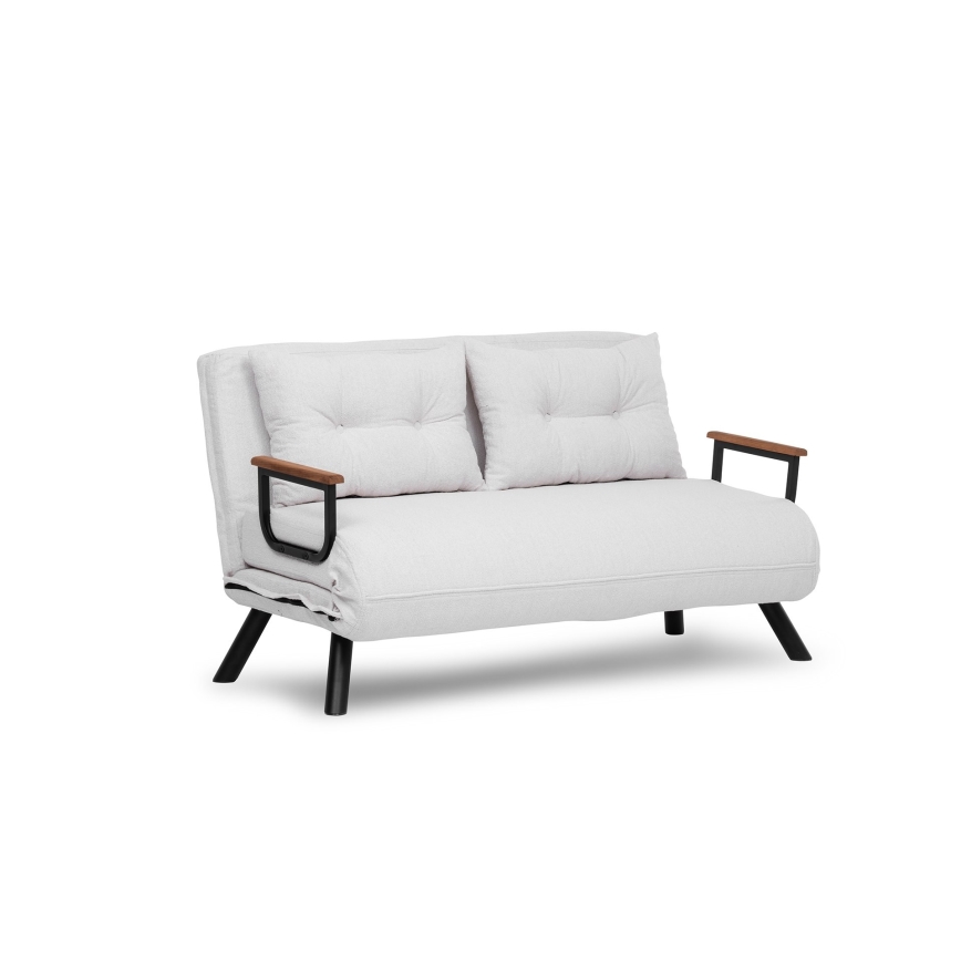 Canapea extensibilă 2 locuri QIRA, albă