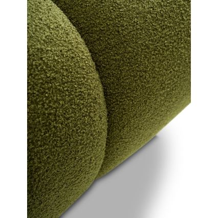 Canapea extensibilă 3 locuri cu spațiu de depozitare NUORO, verde