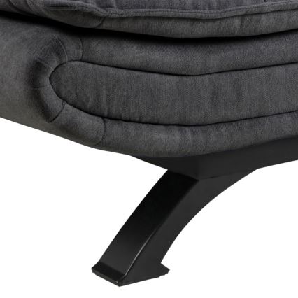 Canapea extensibilă AIRI, 2 locuri, gri închis