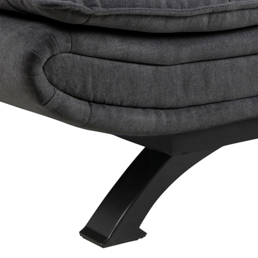 Canapea extensibilă AIRI, 2 locuri, gri închis