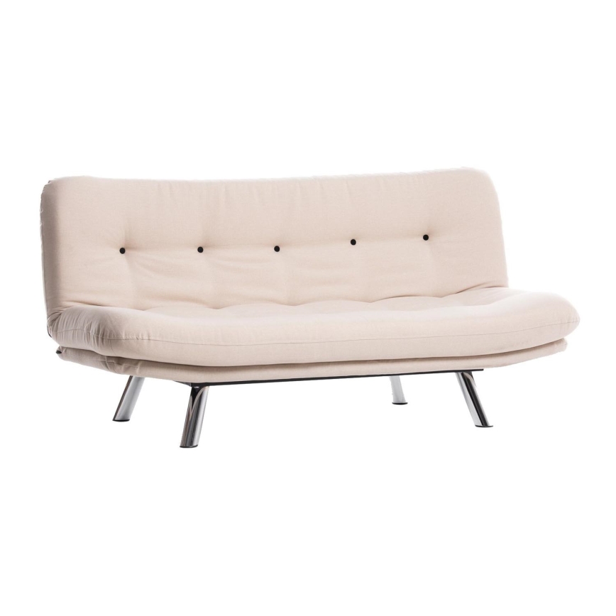 Canapea extensibilă BAKU, 2 locuri, crem