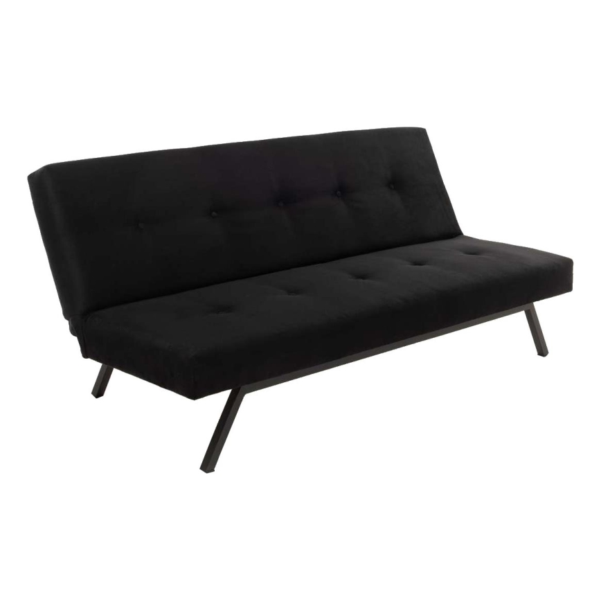 Canapea extensibilă BAKU, 2 locuri, neagră