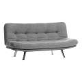Canapea extensibilă BINA, 2 locuri, gri deschis