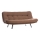 Canapea extensibilă BINA, 2 locuri, maro deschis