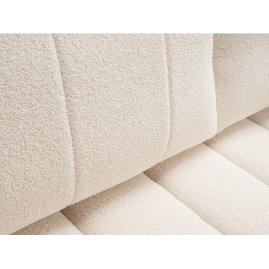 Canapea extensibilă cu trei locuri DESIO, culoare bej