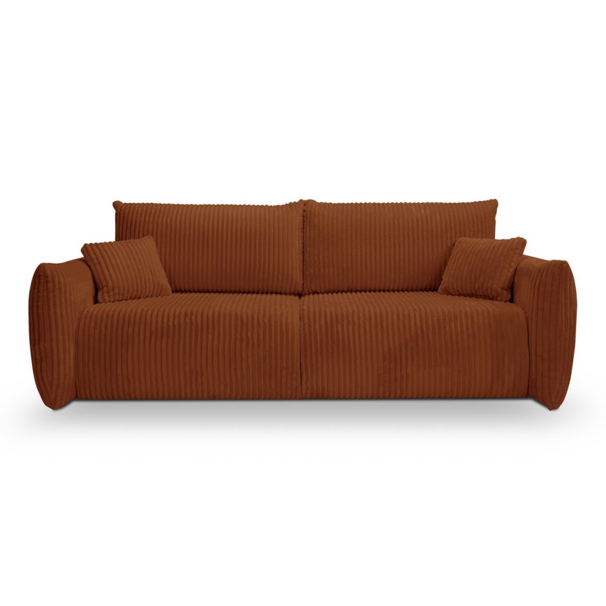 Canapea extensibilă FRIDA, 2 locuri, maro