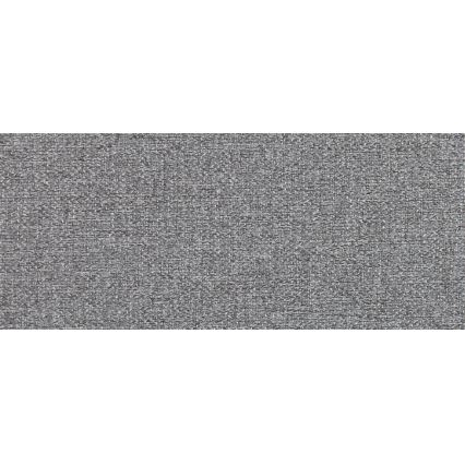 Canapea extensibilă în U OXFORD, tapițată, universală, negru/gri