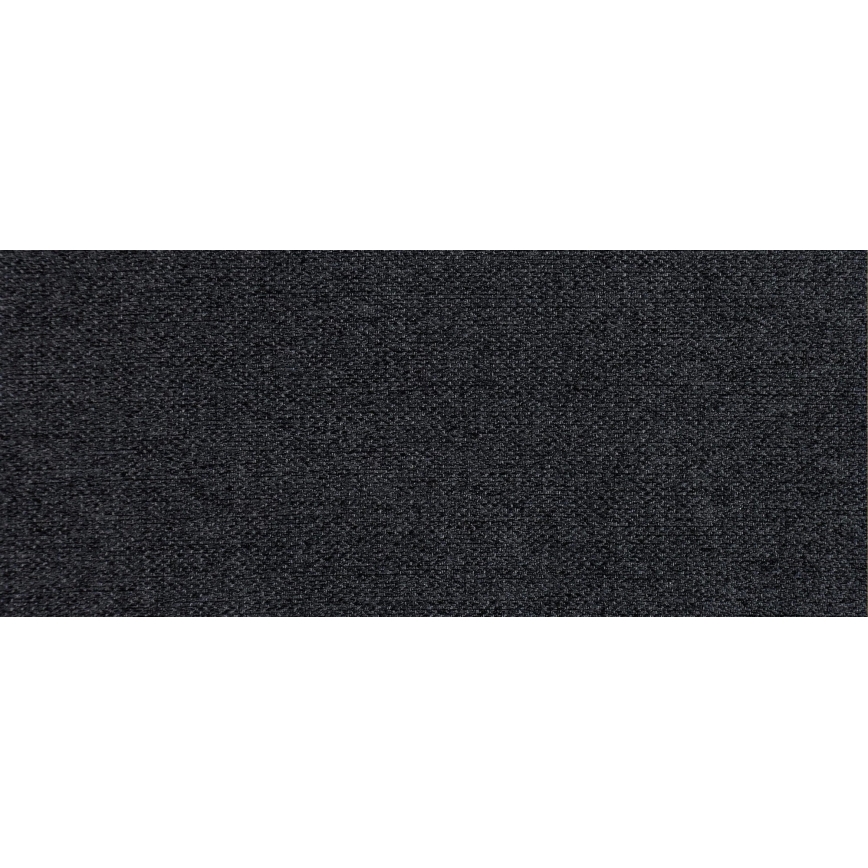 Canapea extensibilă în U OXFORD, tapițată, universală, negru/gri