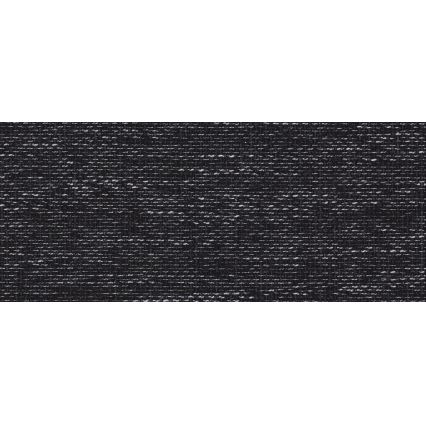 Canapea extensibilă în U, tapițată, universală YORK, negru/antracit