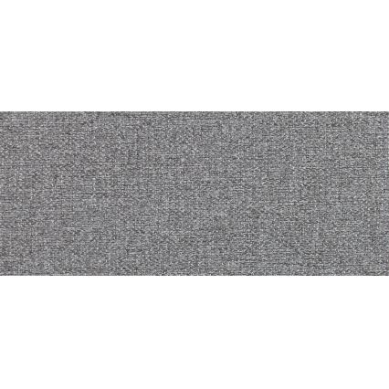 Canapea extensibilă în U YORK, tapițată, universală, gri/negru