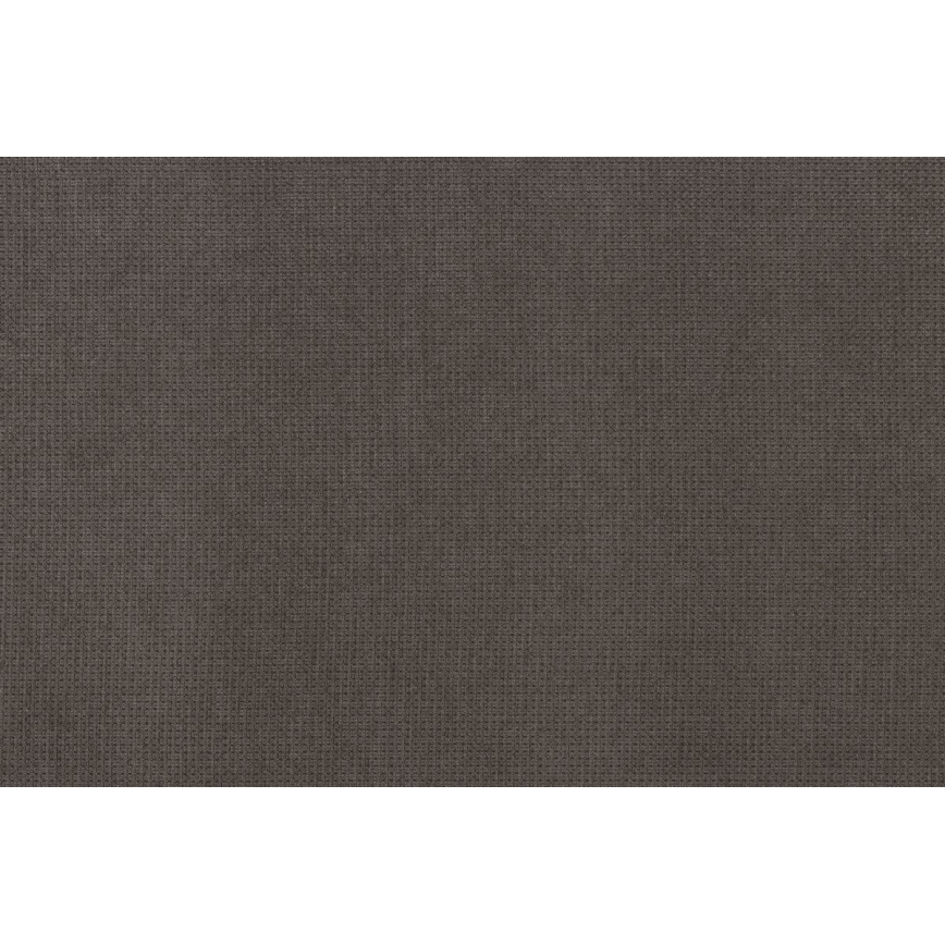 Canapea extensibilă PALERMO, cu spațiu de depozitare și taburet, maro, cu șezlong pe partea dreaptă