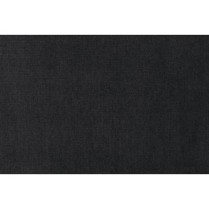 Canapea extensibilă PALERMO cu spațiu de depozitare și taburet, neagră, versiune dreaptă