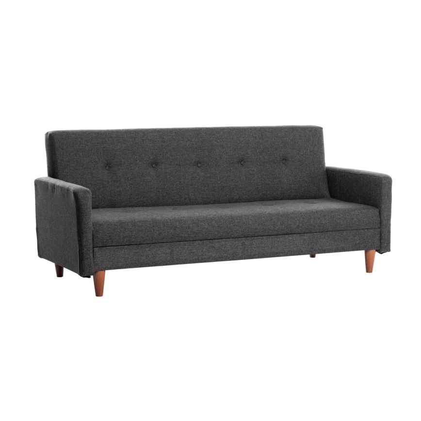 Canapea NARA cu 2 locuri, gri închis