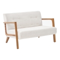 Canapea TUMI, 2 locuri, crem
