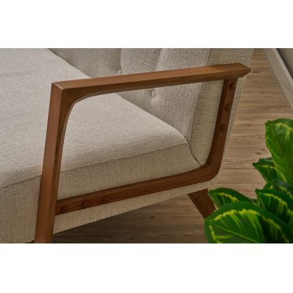 Canapea TUMI, 2 locuri, crem