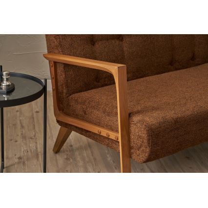 Canapea TUMI, 2 locuri, maro