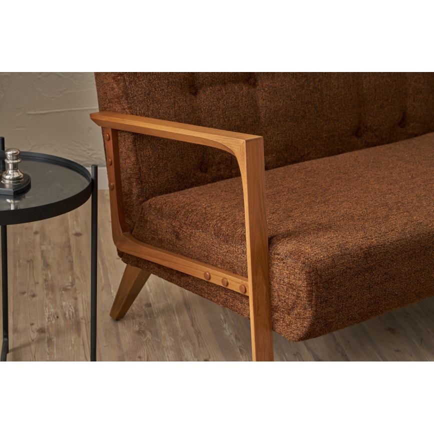 Canapea TUMI, 2 locuri, maro