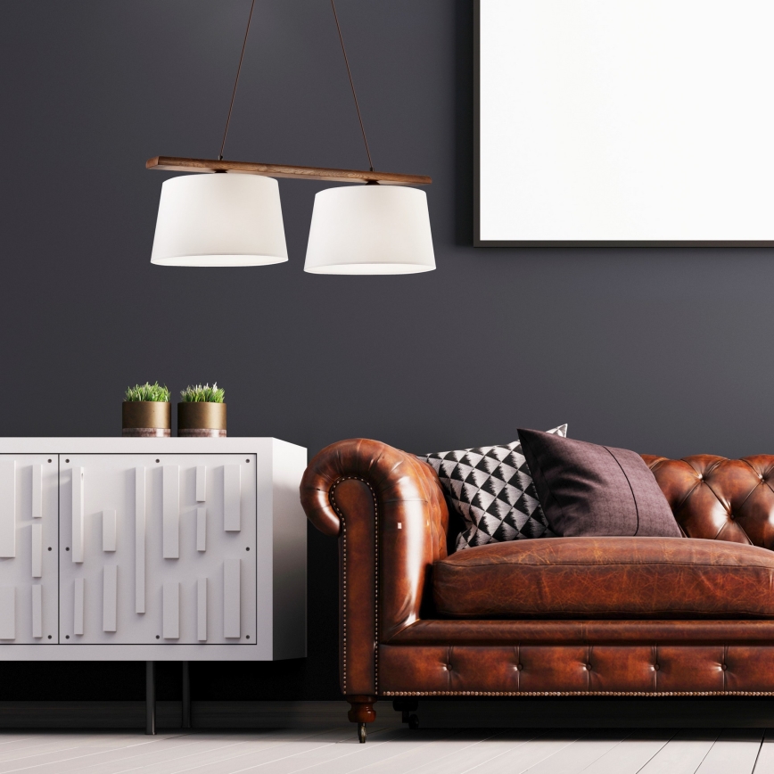 Candelabru suspendat pe cablu AIDA 2xE27/60W/230V